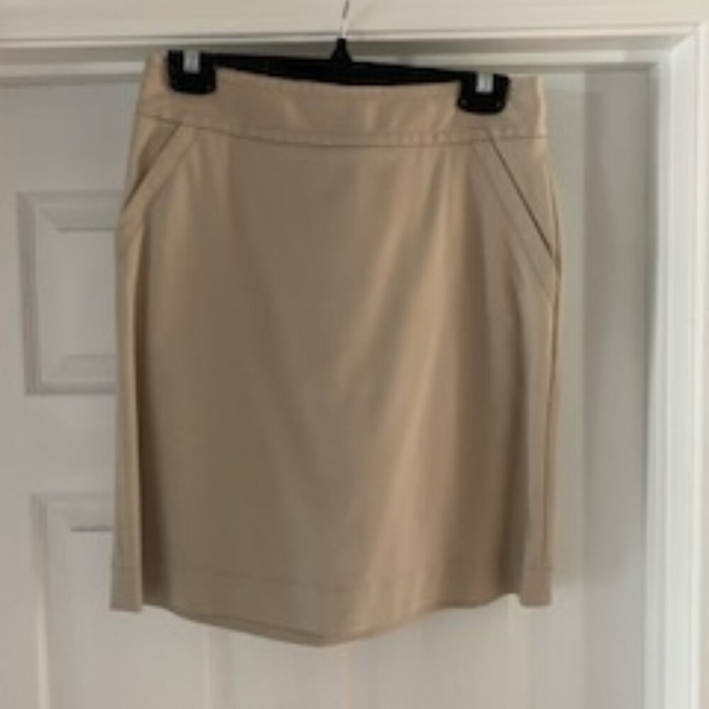 Banana Republic stretch khaki miniskirt size 0